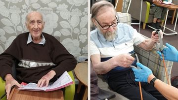 Worsley care home host armchair exercise session